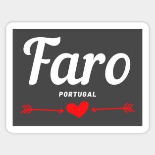 Travel to Faro City (Algarve, Portugal) Sticker